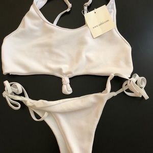 White bikini